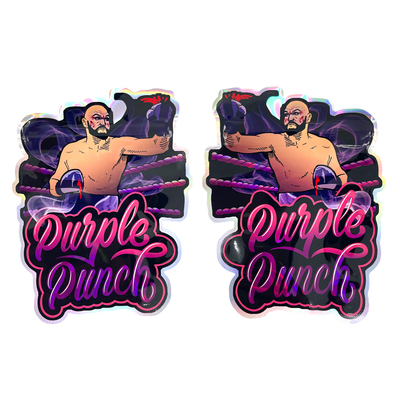 Irregular Shape 3.5g Edible Mylar Plastic Bags Smell Proof Mylar Bag For Packaging