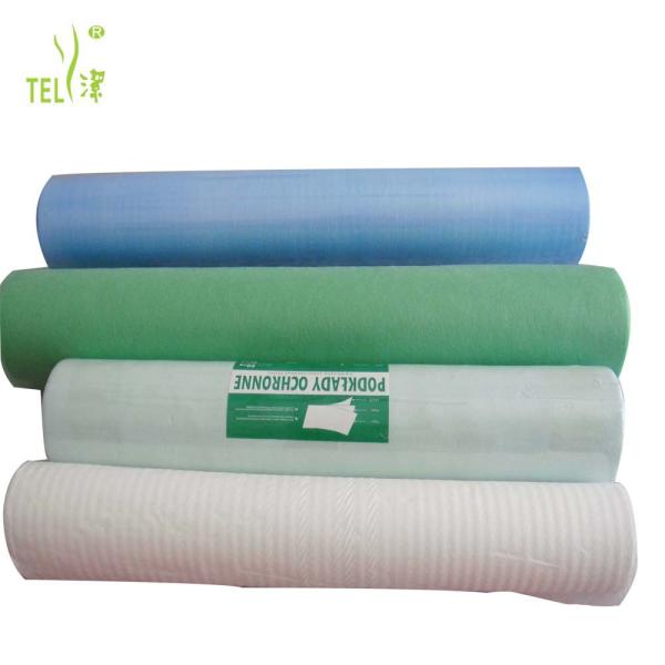 Quality ISO13485 60cmx100m Disposable Non Woven Bed Sheet For Hospital wholesale