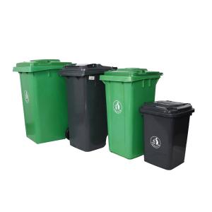 240L large plastic containers waste bin garbage dustbin