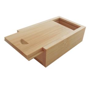 Custom Mini wooden gift box wooden soap box for gift packing Bamboo case for USB
