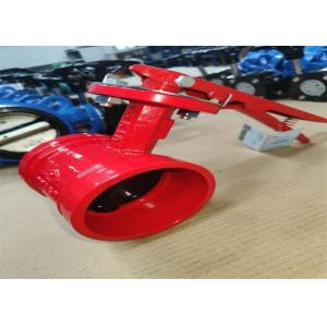 Clamp Connection Water Medium Handle Power Butterfly Valve Fire Protection