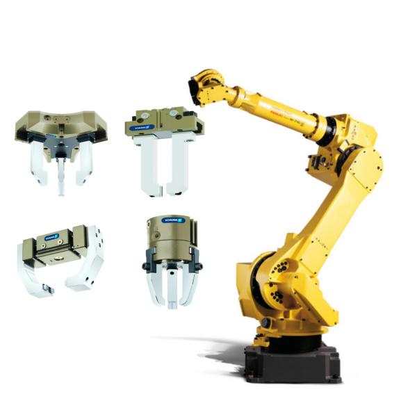 Payload 50kg Reach 2050mm FANUC M-710iC/50 Handling Robot Arm With Schunk