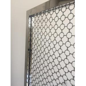 Stainless Steel Link And Ring ring mesh curtain Shielding For Industrial