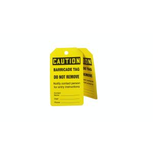 Industrial Plastic Safety Tag With Customization For Different Applications