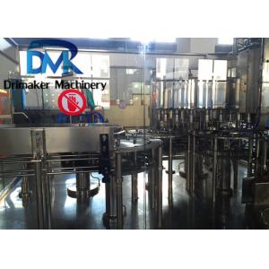 Isobaric Filling Stainless Steel Beverage Bottling Machine With Bottle Washing