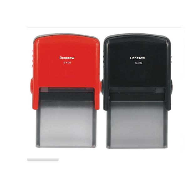 Hot selling Epress:S4124 plastic material self-inking stamp/ Cheapest self