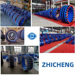 PN10 30 Dismantling Joint Ductile Iron Carbon Steel Double Flange Pipeline