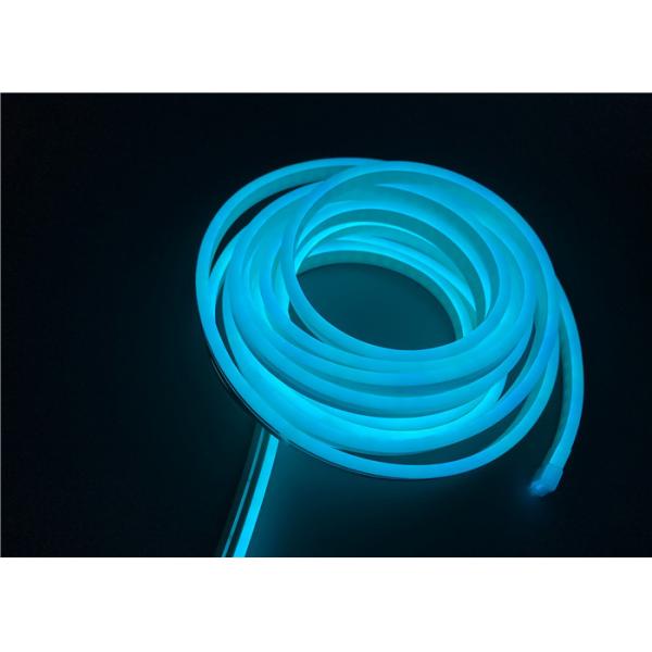 Ice Blue LED Silicone Neon Strip Lights 6 X 12mm Size For Architectural