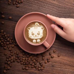 Sustainable Ceramic Coffee Mug Set For Afternoon Tea And Cappuccino In Matt