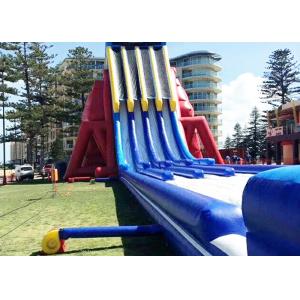 Outdoor Entermainment Inflatable Water Slide With Pool Fire Retardant