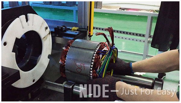 Hydraulic System Stator Wire Forming / Shaping Machine 380v 50 60hz 3.75kw