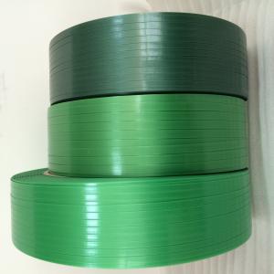 Cheap 16-25mm Green PET Strapping Plastic Packing Belt For Big Box Heavy Machine Engine Packing for sale