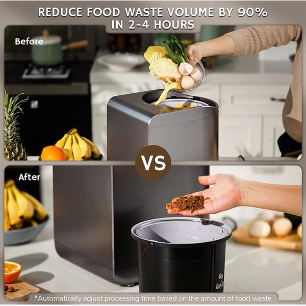 Home Countertop Composter Machine Portable Compost Machine 2.5L Capacity