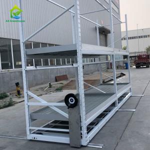 Multi Layer Powder Coating Greenhouse Racks Hydroponic Ebb And Flow Tables