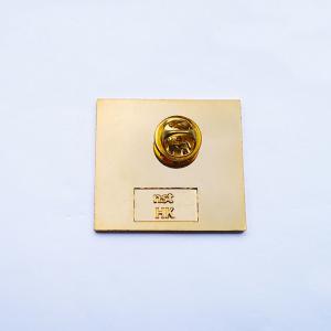 Square Succulents Related Custom Enamel Pins Gold Plated With Butterfly Clutches