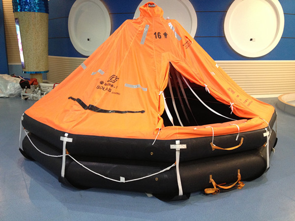 Quality CCS &amp; Ec Approved Marine Gravity Davit Inflatable Life Raft wholesale