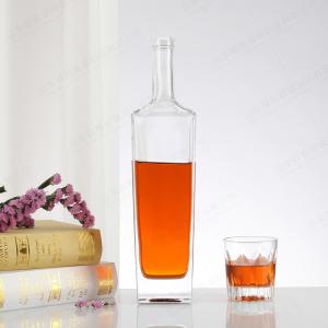 Acceptable OEM/ODM 700ml Glass Bottle for Whisky Rum Vodka Gin Customized Design