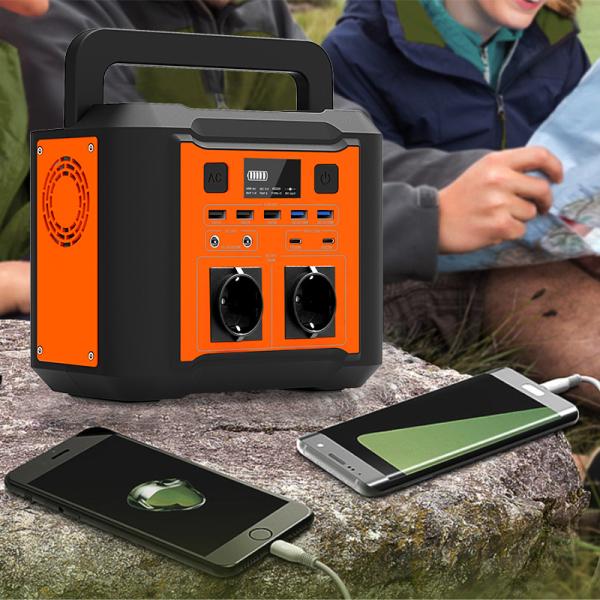80000mAh 300W Portable Solar Generator for RV / Van Trip Camping