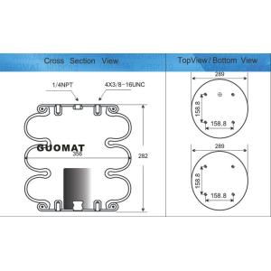 Goodyear Suspension Air Spring Airkraft 3B-356 115061 For Conveyor End Stop