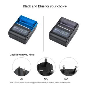 Bluetooth 58mm Thermal Receipt Printer Portable Mini Ticket Printer lithium