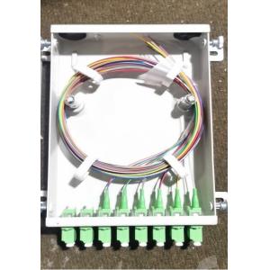 Indoor Wall Mounted Fiber Optic Distribution Box for 8F Duplex LC FTTX Networks
