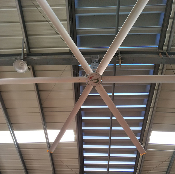 24ft Industrial Giant Ceiling Fan High Volume Low Speed With Aluminum Alloy