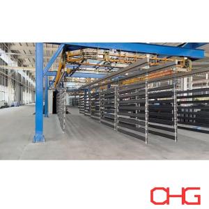 Customized Electrostatic Powder Coating Line with PP Spray Booth Made in China