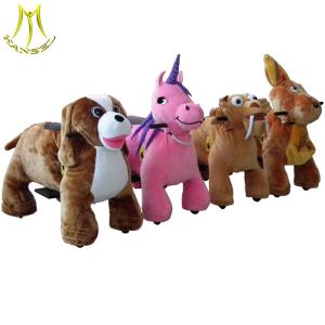 Hansel amusement animal ride made in china and stuffed animals kids scooter for