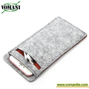 China Universal smart phone wallet leather bags Felt phone case for 5.5 iphone 6 plus on sale