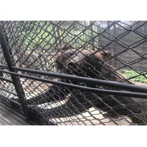 10ft Width X 7ft Height Chain Link Black Fence Mesh 6 Cm X 6 Cm Hole