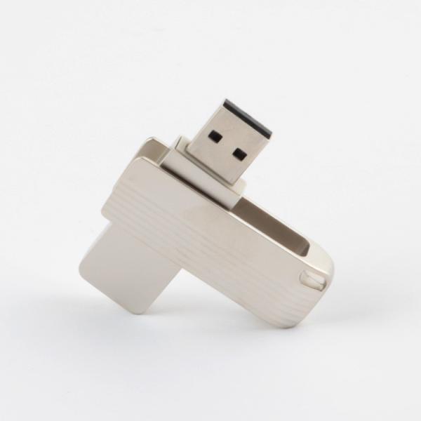 Flexible Twist 3.0 2.0 Usb Flash Drive , 128GB 256GB Matt Metal Swivel Usb