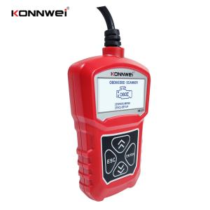 KW309 OBDII EOBD CAN scan tool for 12 gasoline diesel vehicle 7 languages easy