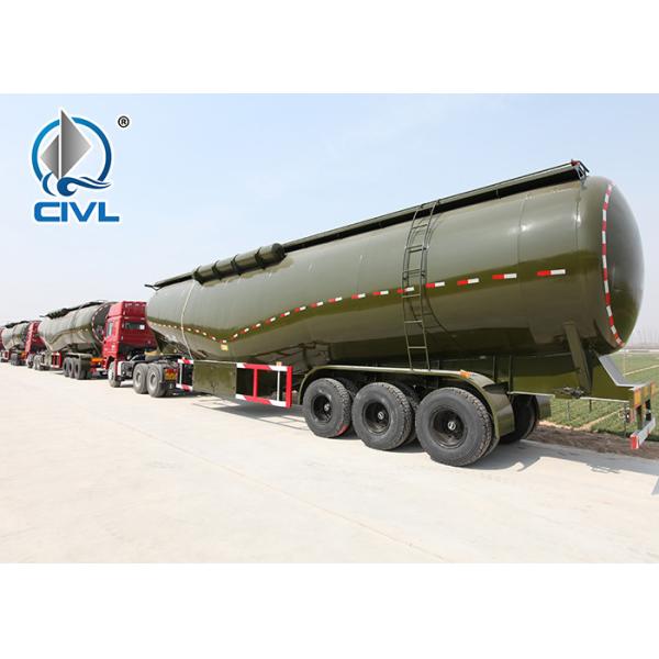 New Bulk Cement Tank Trailer 50 Ton Loading Capacity For Cement Plant With Bohai