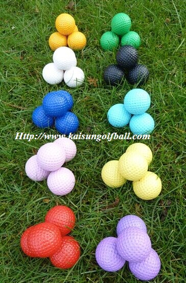 Standard mini golf ball OR low bounce golf ball