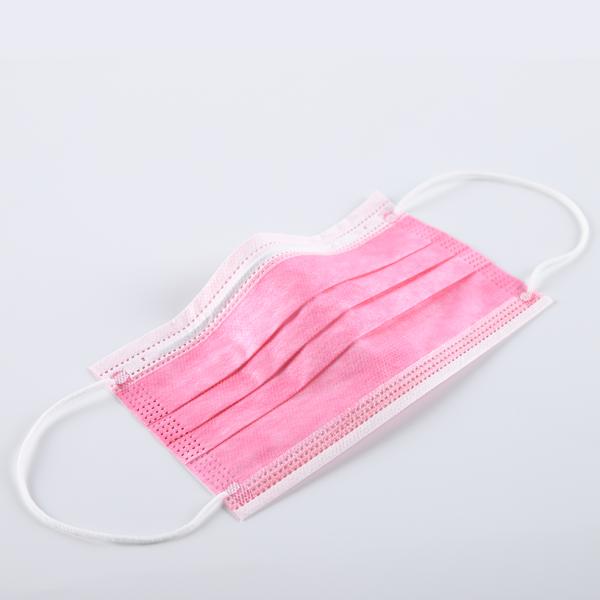 3 Ply Ear Loop Blue / White/Pink Color Medical Mask Disposable Face Mask