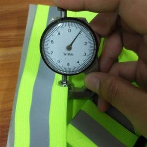 Bicycle Custom Embroidered Reflective Belts Fluorescent Yellow Stretch Vest