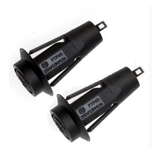 PTF-40 Cylindrical 5x20mm 10A Panel Mount Fuse Holders Easy Snap In Slotted