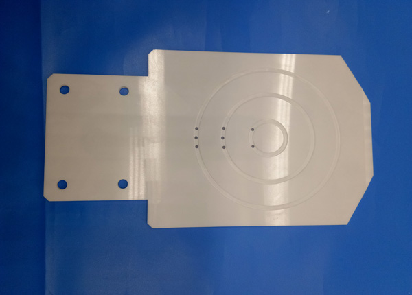 Custom Zirconia Ceramic Components Small Pressure Switch / Substrate For Industrial Parts