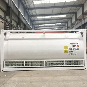 iso tank container 20ft for transporting oxygen, nitrogen, argon, co2, lng on