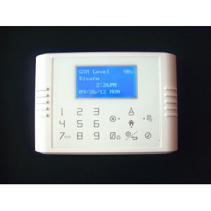 Quad-Band GSM+PSTN Dual Network Touch Keypad LCD Display Wireless House Alarm