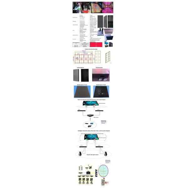 Full Color Interactive P4.81 Led Dance Floor Screen