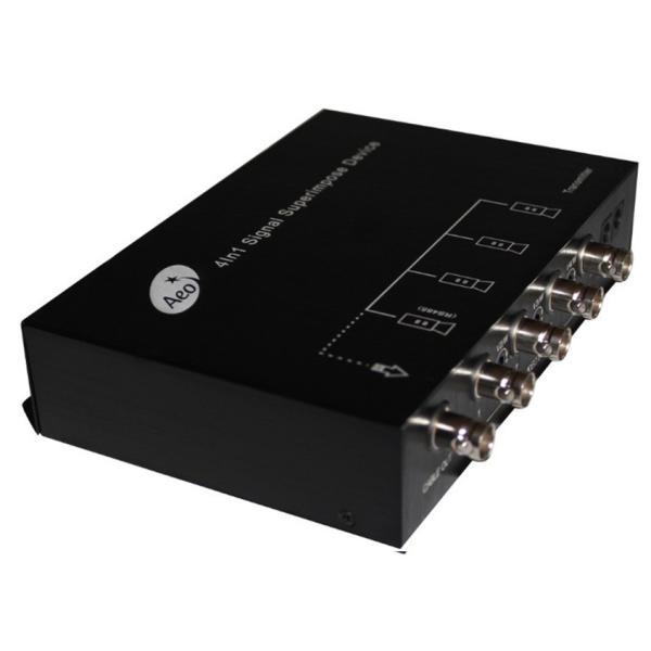 Quality 4 BNC Ports 800M Analog Video Multiplexer With 1CH RS485 wholesale