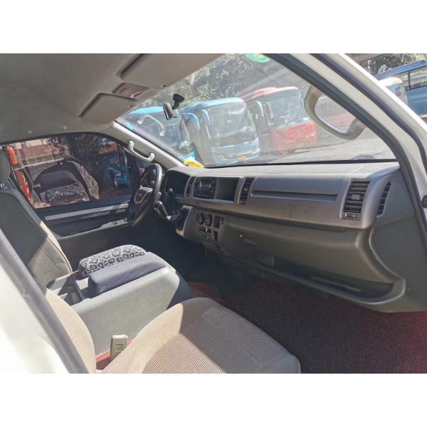 Quality 94kw Used Higer Bus 15seats Hiace Diesel Engine Left Steering Bus High Roof wholesale