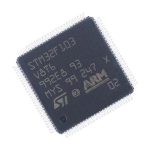 Cheap Chip ic distributor ARM MCU STM32 STM32F103V8 STM32F103V8T6 LQFP-100 Microcontroller In Stock Good Price for sale