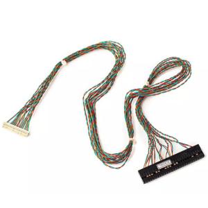 China Molex 1.8m Cable Harness Assembly Nickel Long Flat Coaxial on sale