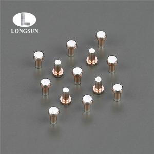 Cheap Electrical Contact Rivets Soild Welding Contact Tips With Low Electrical Resistance for sale