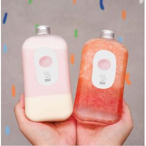 SGS ODM Plastic Beverage Bottles 12 Oz For Smoothie Milk Tea Drinking