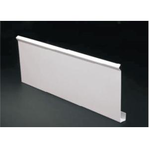 Custom Made Decorative Suspended White Aluminium Baffle Ceiling , Architectural