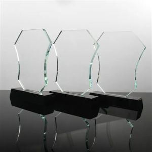 Factory Customized Laser Engraving Blank Souvenir Crystal Shield Awards Glass