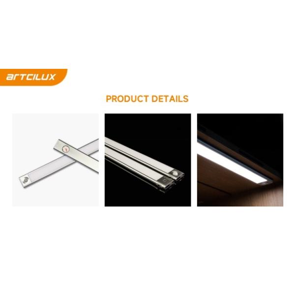 3MM Tape Mounting Hidden Cabinet Lighting Unit Plug-in for Convenient Installati